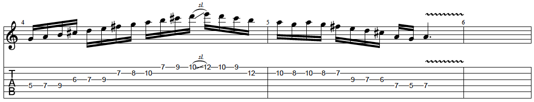 Mixolydian Mode Example 2